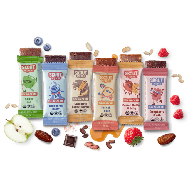 Skout Organic Kids Bar Variety Pack - 36 Pack