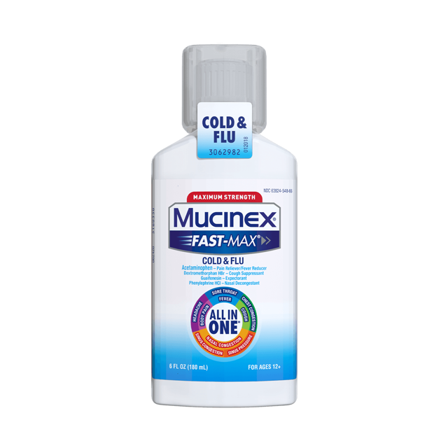 Maximum Strength Fast-Max® Cold & Flu (All-in-One) Liquid