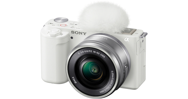 Sony ZV-E10 Mirrorless Camera with 16-50mm Lens (White)