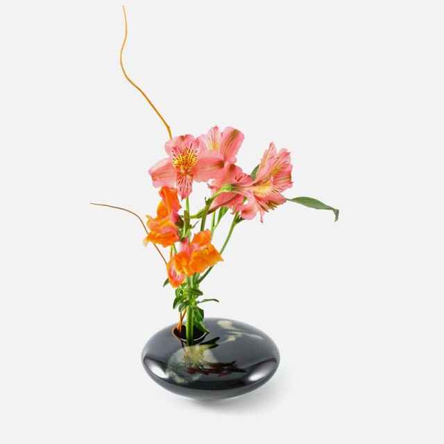 Small Round Ikebana Vase