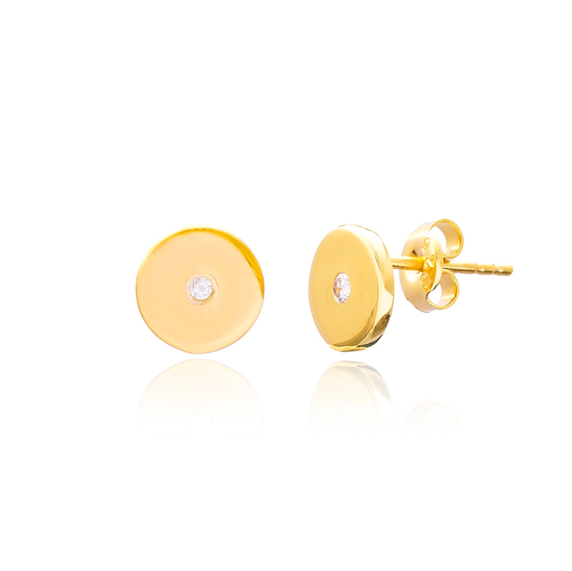Golden Halo Studs
