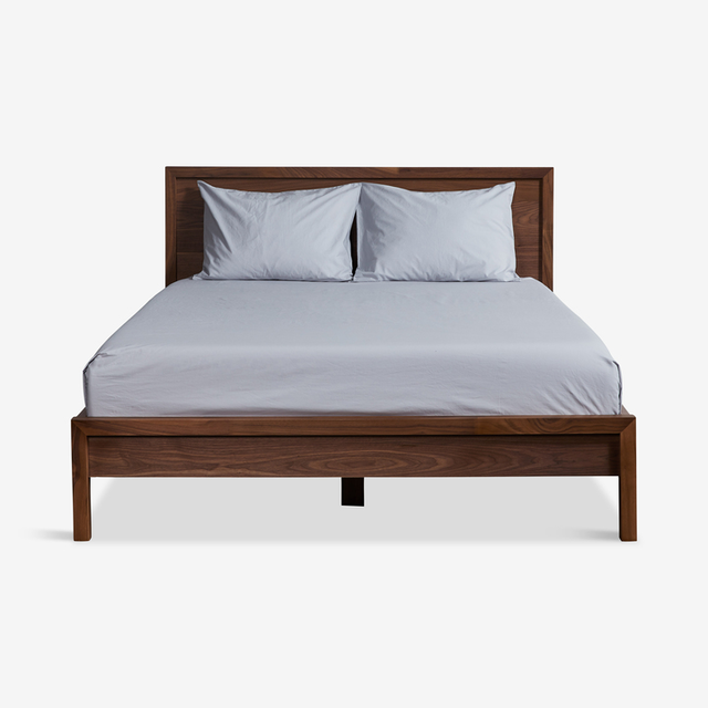 Marcel Bed, Walnut, Queen