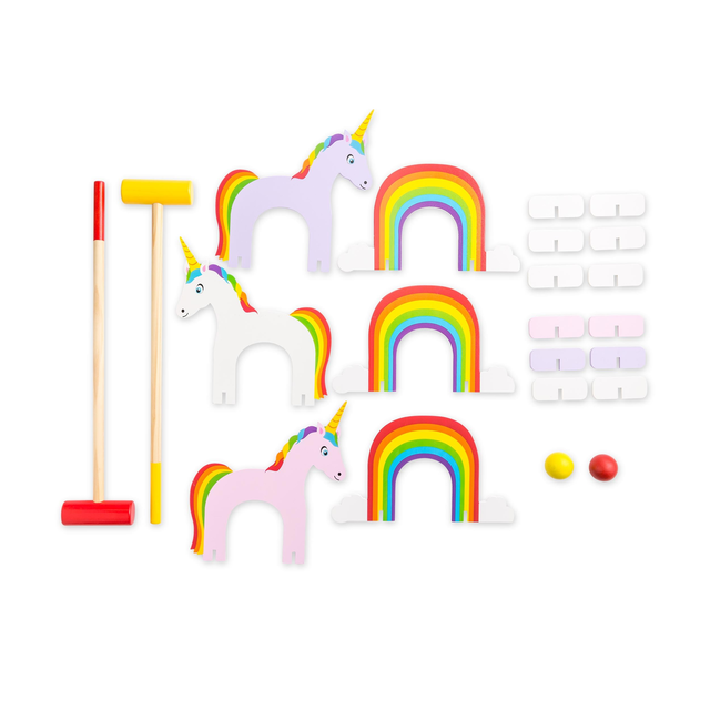 Unicorn Croquet Set