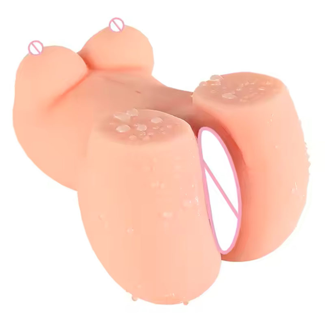 Sex Toys Men Latex Half Body Male Masturbation Aircraft Cup Silicone Masturbator