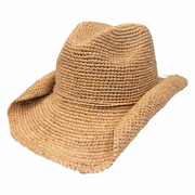 Sforza - Crochet Raffia Western Hat