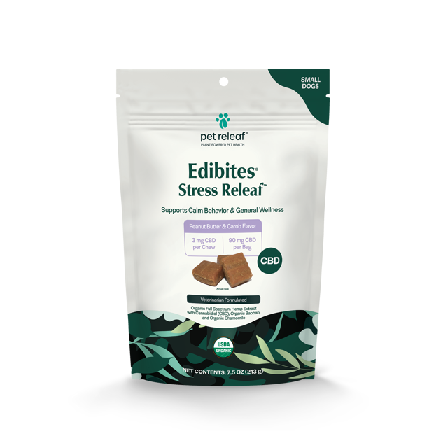 Stress Releaf CBD Edibites For Dogs – Peanut Butter