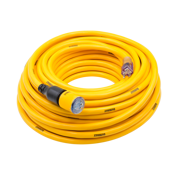 DEWALT 50-100 foot Lighted Click-to-Lock CGM Extension Cord 15A SJTW