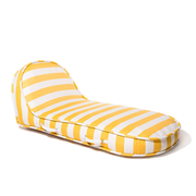 The Pool Lounger - Crew Mimosa Yellow Stripe