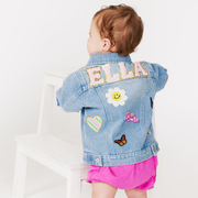 Custom Infant Denim Jacket - 10 Patches