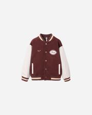 Varsity Jacket || Burgundy