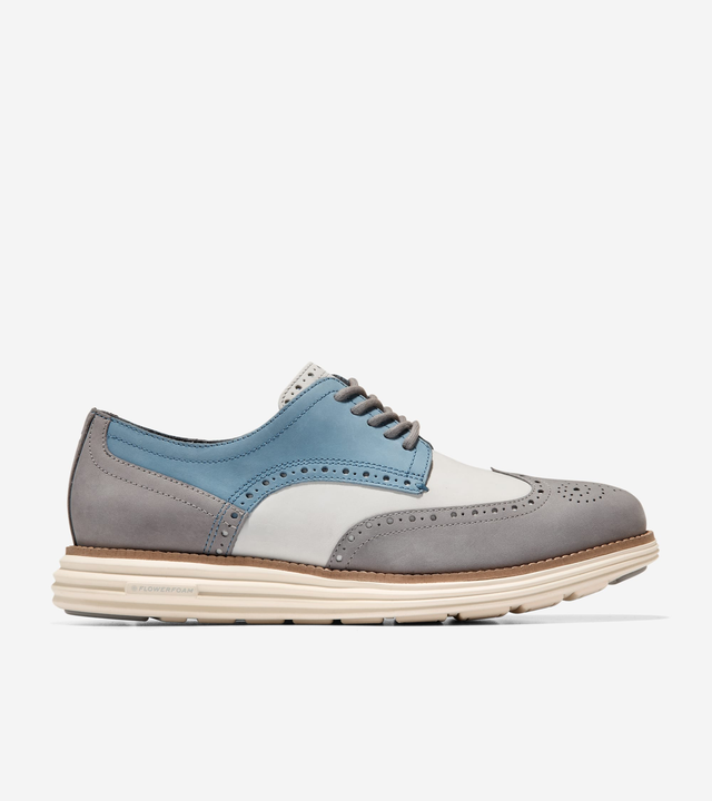 Men's ØriginalGrand Remastered Wingtip Oxfords in Black | Cole Haan