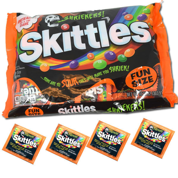 Skittles Shriekers Fun Size - 10.72oz