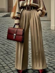 Urban Plain Straight Pants