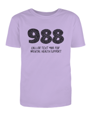 988: Call Or Text For Mental Health Support - T-Shirt