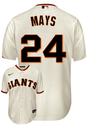 Willie Mays Jersey - San Francisco Giants Replica Adult Home Jersey