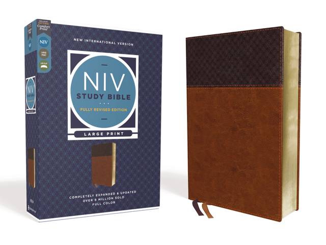 NIV Study Bible, Fully Revised Edition, Large Print, Red Letter, Comfort Print