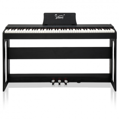 Glarry GDP-104 88-Key Home Fully Weighted Hammer-action Keybed Digital Piano Black White
