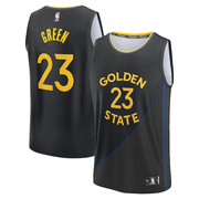 Men's Golden State Warriors Draymond Green Fanatics Black Fast Break Replica Player Jersey - Statement Edition
