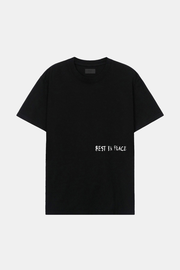 LIAM TEE | BLACK R.I.P. CROSS