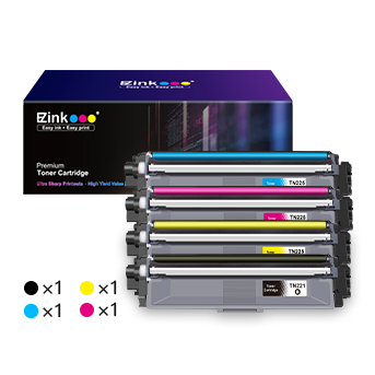 Brother TN221 TN225 Compatible Toner Cartridge (4 Pack)