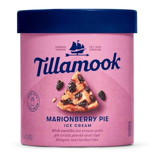 Tillamook Marionberry Pie Ice Cream