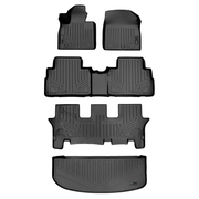 SMARTLINER Custom Fit Floor Liners For 2020-2025 Kia Telluride with 2nd Row Bench Seat