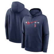 Men's Boston Red Sox Nike Navy Big & Tall Over Arch Pullover Hoodie