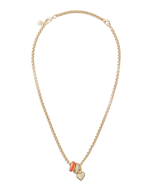 The Box Chain Charm Necklace