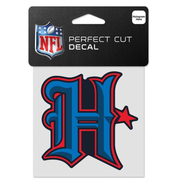 Houston Texans Rush Color Logo H - 4x4 Die Cut Decal