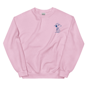 Snoopy Joe Cool Embroidered Adult Sweatshirt