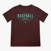 Authentic Youth Tee - Brown/Mint