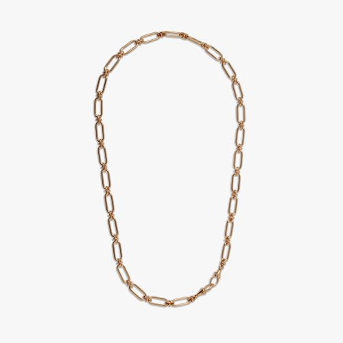 14k Yellow Gold Knuckle Bold Chain Necklace