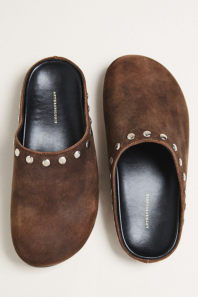 By Anthropologie Studded Clogs
