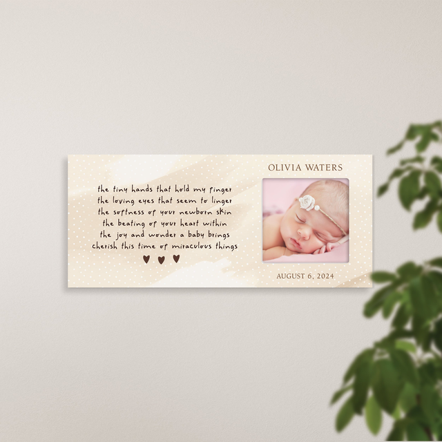 Personalized The Tiny Hands That Hold My Finger Photo Frame