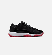 Air Jordan 11 Retro Bred Grade School Lifestyle Shoe - Black/Varsity Red/White Free Shipping