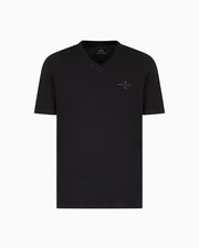 Regular fit T-shirt with V-neck