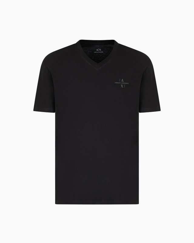 Regular fit T-shirt with V-neck