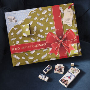 Personalised Lego® Brick Photo Block Christmas Advent Calendar