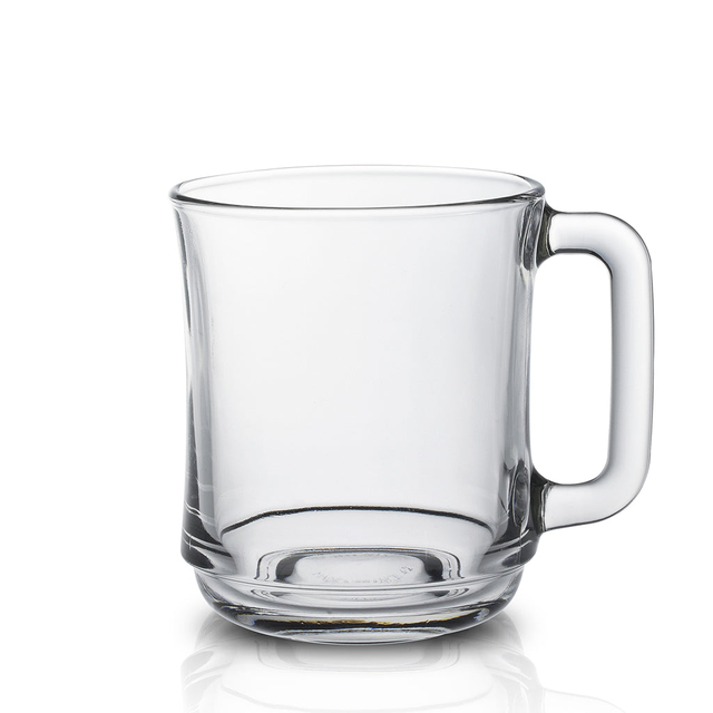 Lys Clear Stackable Glass Mug - Set of 6