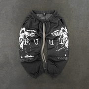 GymRat Sweatpants - ER 23 - Limited White on Heather Black - Ships May 30