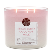Strawberry Coconut Milk 3-Wick Candle