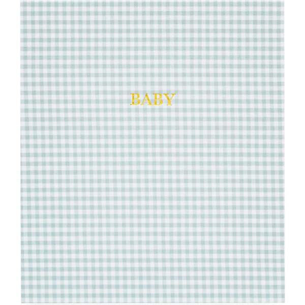 Sugar Paper x Maisonette Baby Book, Blue Gingham