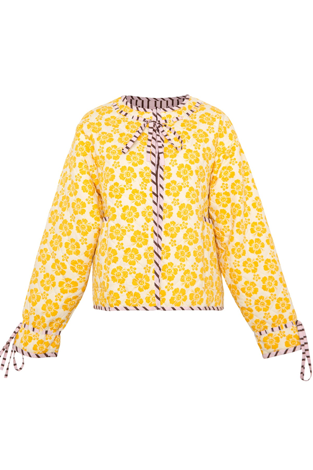 Reversible Quilted Jacket - Butter