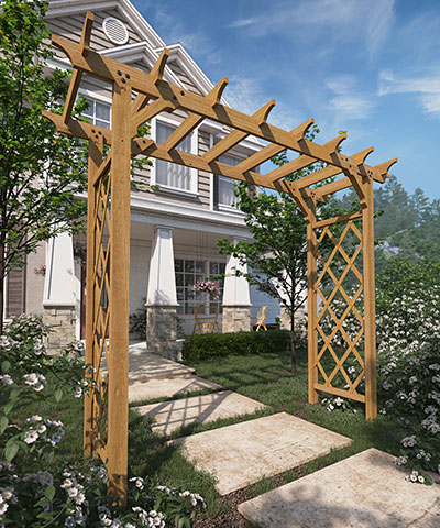 New England Cedar Heartwood Grande Arbor Brown 92H