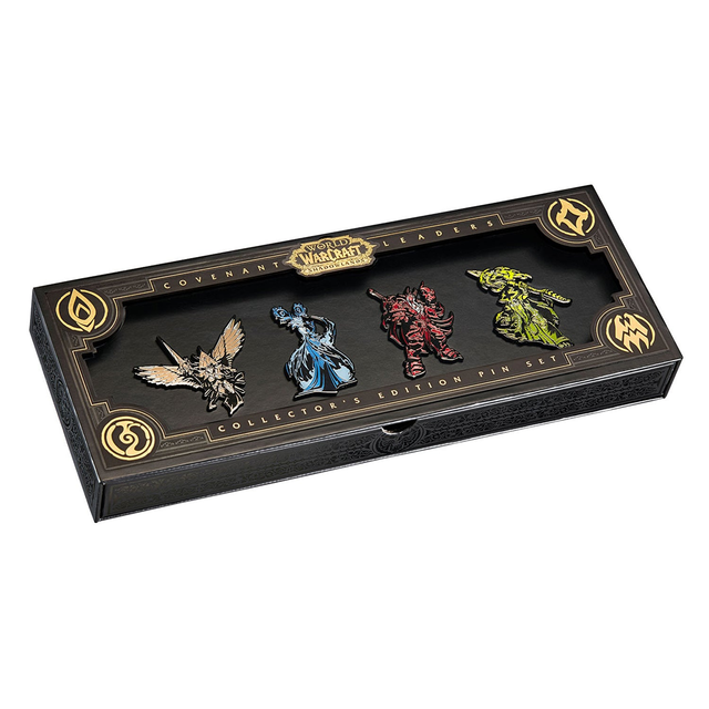 World of Warcraft: Shadowlands Covenant Leaders Collector's Edition Pin Set