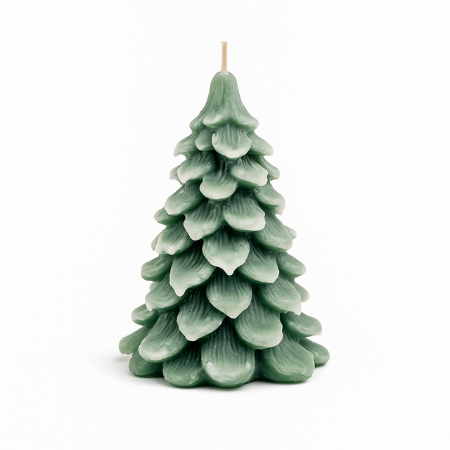 The Christmas Tree Candle - Made With 100% Beeswax