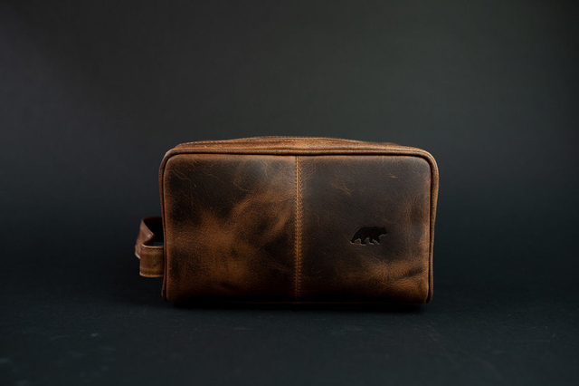 Buffalo Leather Dopp - LG