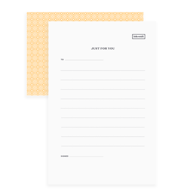 Just For You Notepad