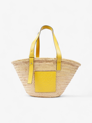 Loewe Basket Bag Yellow  / Straw