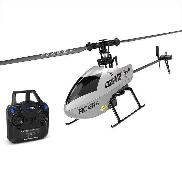 YuXiang C129 V2 4CH Flybarless Micro RC Helicopter w/ 6-Axis Gyro and Altitude Control - RTF